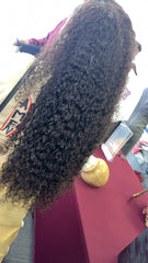 13x6 HD burmese curly Frontal Wigs